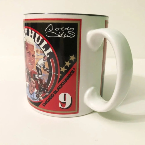 1994 Sports Impressions Chicago Blackhawks Bobby Hull No 9 Mug - Picture 3 of 14
